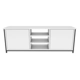 Comodă TV Otis, Diverse culori, 140x35x51 cm - Negru - Alb | SKU: 322RTC2262 | Comodă TV Otis, 140x35x51 cm, varianta Negru - Alb, produs pentru amenajarea locuinței, disponibil online în România la CasaMob