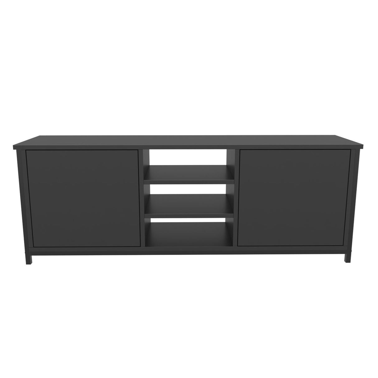 Comodă TV Otis, Diverse culori, 140x35x51 cm - Negru - Antracit | SKU: 322RTC2264 | Comodă TV Otis, 140x35x51 cm, varianta Negru - Antracit, produs pentru amenajarea locuinței, disponibil online în România la CasaMob