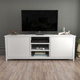 Comodă TV Otis, Diverse culori, 140x35x51 cm - Alb | SKU: 322RTC2266 | Comodă TV Otis, 140x35x51 cm, varianta Alb, produs pentru amenajarea locuinței, disponibil online în România la CasaMob