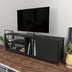 Negru - Antracit | SKU: 322RTC2276 | Comodă TV Oneida, 140x35x51 cm, varianta Negru - Antracit, produs pentru amenajarea locuinței, disponibil online în România la CasaMob