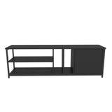 Comodă TV Oneida, Diverse culori, 140x35x51 cm - Negru - Antracit | SKU: 322RTC2276 | Comodă TV Oneida, 140x35x51 cm, varianta Negru - Antracit, produs pentru amenajarea locuinței, disponibil online în România la CasaMob