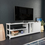 Comodă TV Oneida, Diverse culori, 140x35x51 cm - Alb | SKU: 322RTC2278 | Comodă TV Oneida, 140x35x51 cm, varianta Alb, produs pentru amenajarea locuinței, disponibil online în România la CasaMob