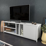 Comodă TV Oneida, Diverse culori, 140x35x51 cm - Alb | SKU: 322RTC2278 | Comodă TV Oneida, 140x35x51 cm, varianta Alb, produs pentru amenajarea locuinței, disponibil online în România la CasaMob