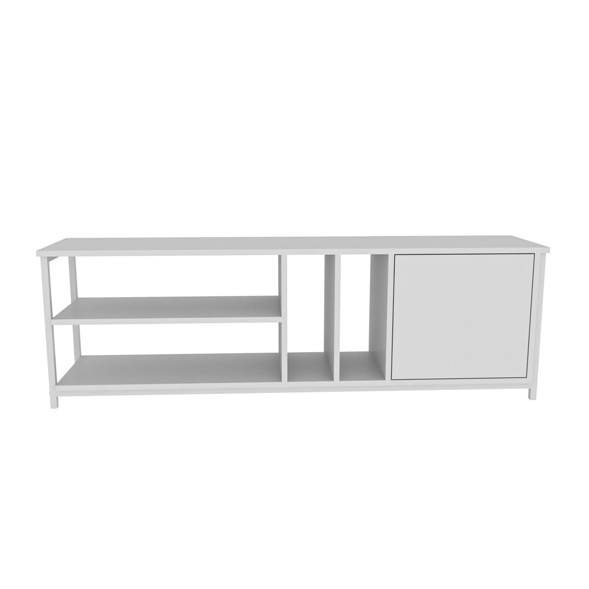 Comodă TV Oneida, Diverse culori, 140x35x51 cm - Alb | SKU: 322RTC2278 | Comodă TV Oneida, 140x35x51 cm, varianta Alb, produs pentru amenajarea locuinței, disponibil online în România la CasaMob
