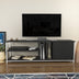 Alb - Antracit | SKU: 322RTC2280 | Comodă TV Oneida, 140x35x51 cm, varianta Alb - Antracit, produs pentru amenajarea locuinței, disponibil online în România la CasaMob