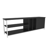 Comodă TV Oneida, Diverse culori, 140x35x51 cm - Alb - Antracit | SKU: 322RTC2280 | Comodă TV Oneida, 140x35x51 cm, varianta Alb - Antracit, produs pentru amenajarea locuinței, disponibil online în România la CasaMob