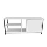 Comodă TV Neola, Diverse culori, 120x35x51 cm - Negru - Alb | SKU: 322RTC2286 | Comodă TV Neola, 120x35x51 cm, varianta Negru - Alb, produs pentru amenajarea locuinței, disponibil online în România la CasaMob