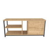 Comodă TV Neola, Diverse culori, 120x35x51 cm - Negru - Stejar | SKU: 322RTC2287 | Comodă TV Neola, 120x35x51 cm, varianta Negru - Stejar, produs pentru amenajarea locuinței, disponibil online în România la CasaMob