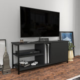 Comodă TV Neola, Diverse culori, 120x35x51 cm - Negru - Antracit | SKU: 322RTC2288 | Comodă TV Neola, 120x35x51 cm, varianta Negru - Antracit, produs pentru amenajarea locuinței, disponibil online în România la CasaMob