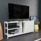 Comodă TV Neola, Diverse culori, 120x35x51 cm - Alb | SKU: 322RTC2290 | Comodă TV Neola, 120x35x51 cm, varianta Alb, produs pentru amenajarea locuinței, disponibil online în România la CasaMob