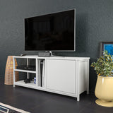 Comodă TV Neola, Diverse culori, 120x35x51 cm - Alb | SKU: 322RTC2290 | Comodă TV Neola, 120x35x51 cm, varianta Alb, produs pentru amenajarea locuinței, disponibil online în România la CasaMob