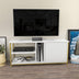 Auriu - Alb | SKU: 322RTC2294 | Comodă TV Neola, 120x35x51 cm, varianta Auriu - Alb, produs pentru amenajarea locuinței, disponibil online în România la CasaMob