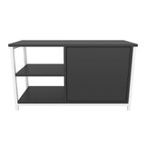 Comodă TV Muskegon, Diverse culori, 90x35x51 cm - Alb - Antracit | SKU: 322RTC2305 | Comodă TV Muskegon, 90x35x51 cm, varianta Alb - Antracit, produs pentru amenajarea locuinței, disponibil online în România la CasaMob