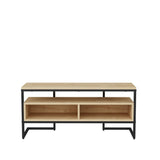 Comodă TV Merrion, Diverse culori, 110x35x50 cm - Negru - Stejar | SKU: 322RTC2324 | Comodă TV Merrion, 110x35x50 cm, varianta Negru - Stejar, produs pentru amenajarea locuinței, disponibil online în România la CasaMob
