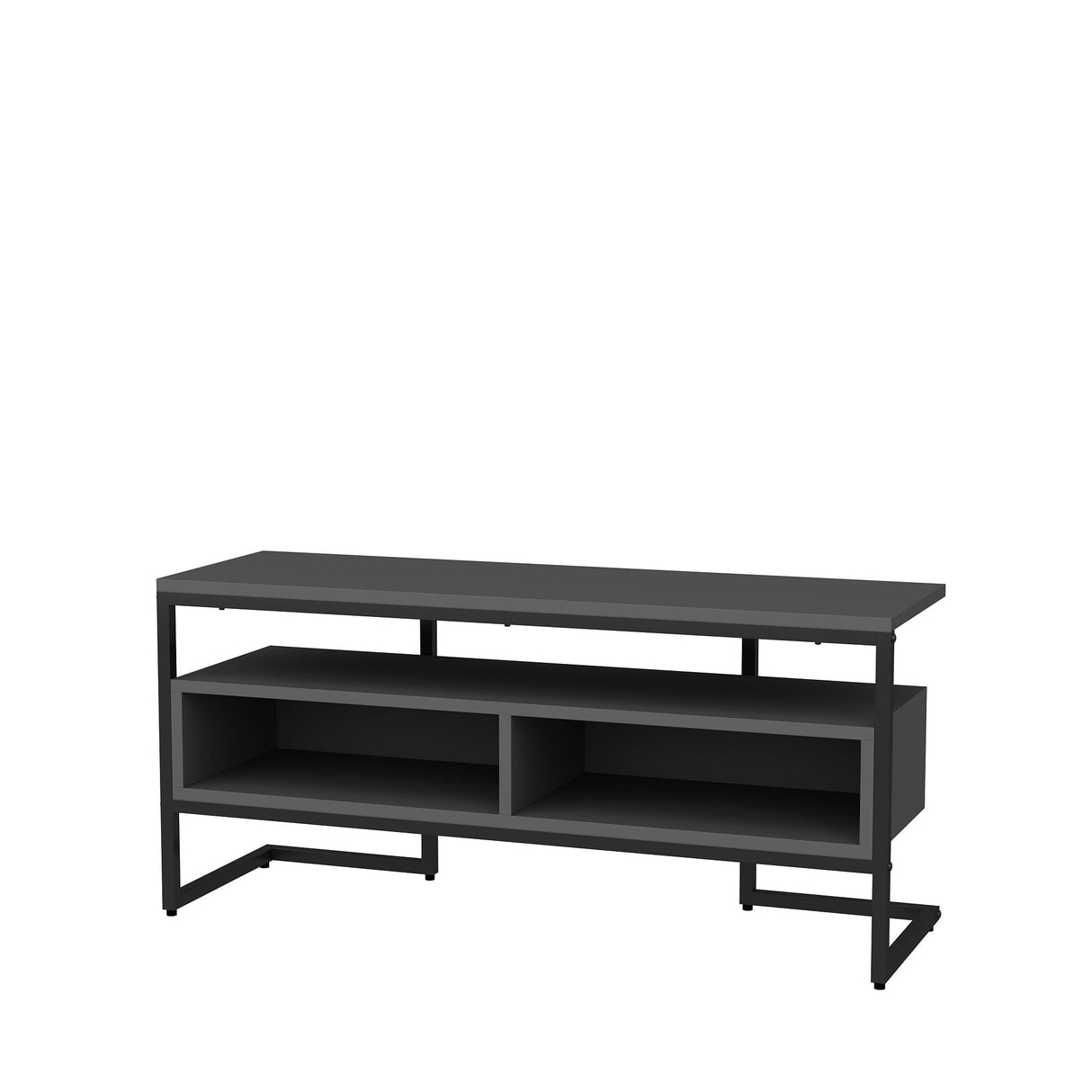 Comodă TV Merrion, Diverse culori, 110x35x50 cm - Negru - Antracit | SKU: 322RTC2325 | Comodă TV Merrion, 110x35x50 cm, varianta Negru - Antracit, produs pentru amenajarea locuinței, disponibil online în România la CasaMob