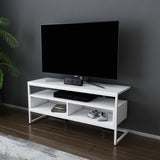Comodă TV Merrion, Diverse culori, 110x35x50 cm - Alb | SKU: 322RTC2327 | Comodă TV Merrion, 110x35x50 cm, varianta Alb, produs pentru amenajarea locuinței, disponibil online în România la CasaMob