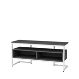 Comodă TV Merrion, Diverse culori, 110x35x50 cm - Alb - Antracit | SKU: 322RTC2329 | Comodă TV Merrion, 110x35x50 cm, varianta Alb - Antracit, produs pentru amenajarea locuinței, disponibil online în România la CasaMob