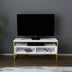 Auriu - Alb | SKU: 322RTC2331 | Comodă TV Merrion, 110x35x50 cm, varianta Auriu - Alb, produs pentru amenajarea locuinței, disponibil online în România la CasaMob
