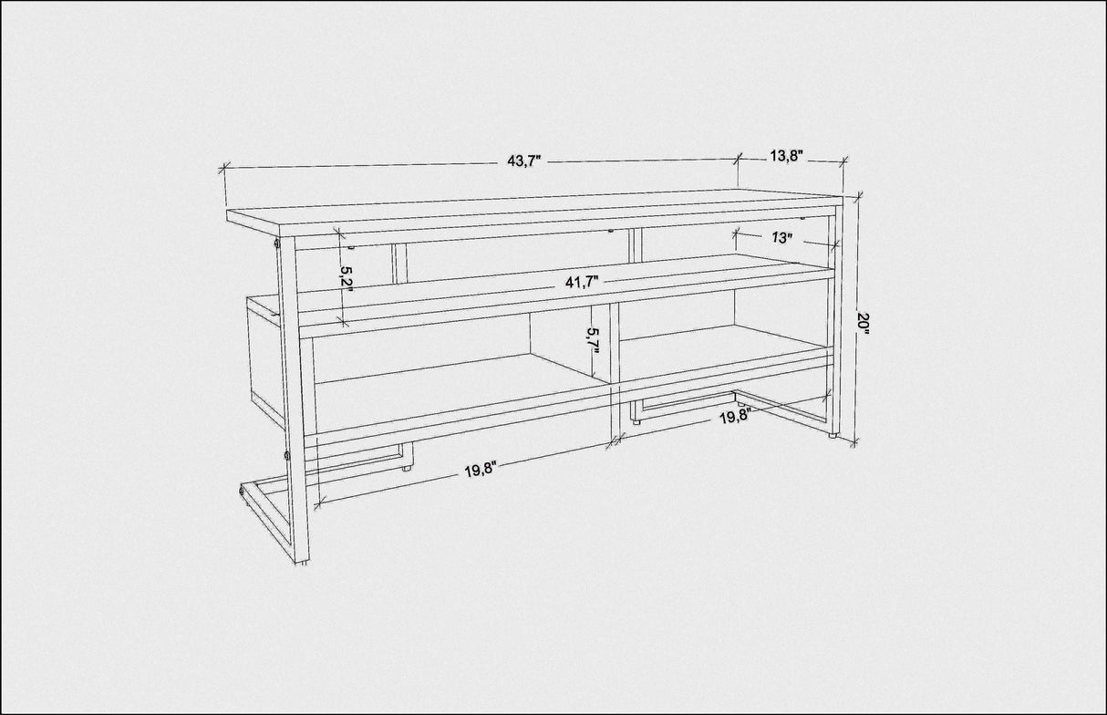 Comodă TV Merrion, Diverse culori, 110x35x50 cm - Auriu - Alb | SKU: 322RTC2331 | Comodă TV Merrion, 110x35x50 cm, varianta Auriu - Alb, produs pentru amenajarea locuinței, disponibil online în România la CasaMob