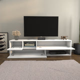 Comodă TV Morton, Diverse culori, 160x38x40 cm - Alb | SKU: 322RTC2335 | Comodă TV Morton, 160x38x40 cm, varianta Alb, produs pentru amenajarea locuinței, disponibil online în România la CasaMob