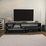 Comodă TV Morton, Diverse culori, 160x38x40 cm - Antracit | SKU: 322RTC2337 | Comodă TV Morton, 160x38x40 cm, varianta Antracit, produs pentru amenajarea locuinței, disponibil online în România la CasaMob