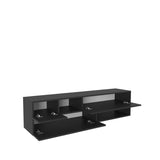 Comodă TV Morton, Diverse culori, 160x38x40 cm - Antracit | SKU: 322RTC2337 | Comodă TV Morton, 160x38x40 cm, varianta Antracit, produs pentru amenajarea locuinței, disponibil online în România la CasaMob