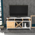 Alb - Stejar | SKU: 322RTC2365 | Comodă TV Auburn, 120x30x61 cm, varianta Alb - Stejar, produs pentru amenajarea locuinței, disponibil online în România la CasaMob