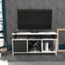 Alb - Antracit | SKU: 322RTC2366 | Comodă TV Auburn, 120x30x61 cm, varianta Alb - Antracit, produs pentru amenajarea locuinței, disponibil online în România la CasaMob