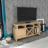 Comodă TV Auburn, Diverse culori, 120x30x61 cm - Stejar | SKU: 322RTC2368 | Comodă TV Auburn, 120x30x61 cm, varianta Stejar, produs pentru amenajarea locuinței, disponibil online în România la CasaMob