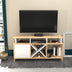 Stejar - Alb | SKU: 322RTC2369 | Comodă TV Auburn, 120x30x61 cm, varianta Stejar - Alb, produs pentru amenajarea locuinței, disponibil online în România la CasaMob