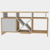 Comodă TV Auburn, Diverse culori, 120x30x61 cm - Stejar - Alb | SKU: 322RTC2369 | Comodă TV Auburn, 120x30x61 cm, varianta Stejar - Alb, produs pentru amenajarea locuinței, disponibil online în România la CasaMob