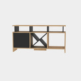 Comodă TV Auburn, Diverse culori, 120x30x61 cm - Stejar - Antracit | SKU: 322RTC2370 | Comodă TV Auburn, 120x30x61 cm, varianta Stejar - Antracit, produs pentru amenajarea locuinței, disponibil online în România la CasaMob