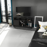 Comodă TV Auburn, Diverse culori, 120x30x61 cm - Antracit | SKU: 322RTC2372 | Comodă TV Auburn, 120x30x61 cm, varianta Antracit, produs pentru amenajarea locuinței, disponibil online în România la CasaMob