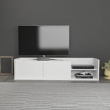 Comodă TV Krog, Diverse culori, 160x35x37 cm - Alb | SKU: 322RTC2387 | Comodă TV Krog, 160x35x37 cm, varianta Alb, produs pentru amenajarea locuinței, disponibil online în România la CasaMob