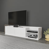 Comodă TV Krog, Diverse culori, 160x35x37 cm - Alb | SKU: 322RTC2387 | Comodă TV Krog, 160x35x37 cm, varianta Alb, produs pentru amenajarea locuinței, disponibil online în România la CasaMob