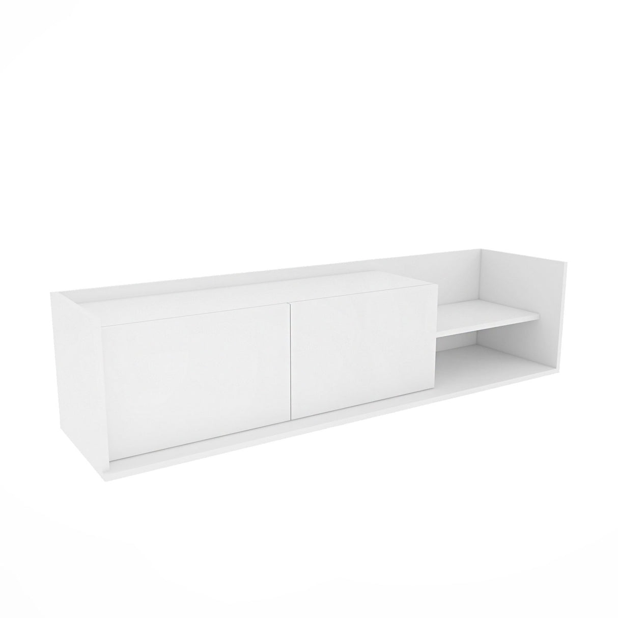 Comodă TV Krog, Diverse culori, 160x35x37 cm - Alb | SKU: 322RTC2387 | Comodă TV Krog, 160x35x37 cm, varianta Alb, produs pentru amenajarea locuinței, disponibil online în România la CasaMob