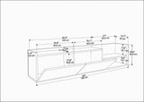 Comodă TV Krog, Diverse culori, 160x35x37 cm - Alb - Antracit | SKU: 322RTC2389 | Comodă TV Krog, 160x35x37 cm, varianta Alb - Antracit, produs pentru amenajarea locuinței, disponibil online în România la CasaMob