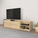 Comodă TV Krog, Diverse culori, 160x35x37 cm - Stejar | SKU: 322RTC2391 | Comodă TV Krog, 160x35x37 cm, varianta Stejar, produs pentru amenajarea locuinței, disponibil online în România la CasaMob