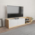 Stejar - Alb | SKU: 322RTC2392 | Comodă TV Krog, 160x35x37 cm, varianta Stejar - Alb, produs pentru amenajarea locuinței, disponibil online în România la CasaMob