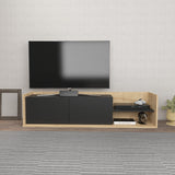 Comodă TV Krog, Diverse culori, 160x35x37 cm - Stejar - Antracit | SKU: 322RTC2393 | Comodă TV Krog, 160x35x37 cm, varianta Stejar - Antracit, produs pentru amenajarea locuinței, disponibil online în România la CasaMob