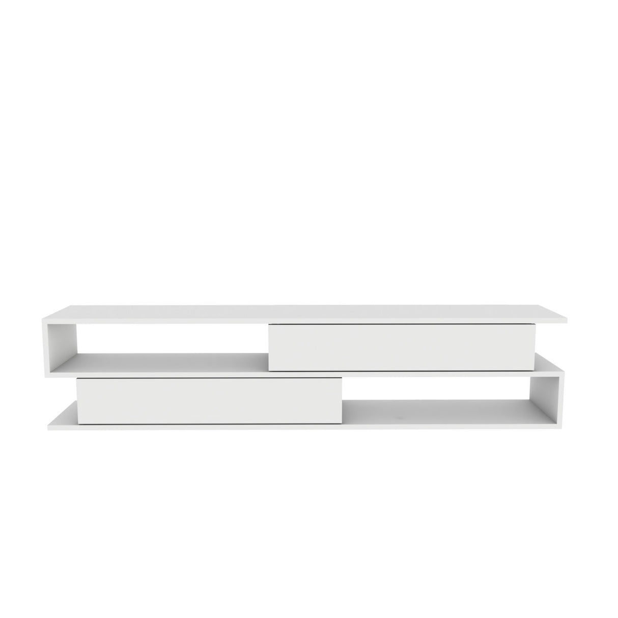Comodă TV Cortez, Diverse culori, 160x35x39 cm - Alb | SKU: 322RTC2404 | Comodă TV Cortez, 160x35x39 cm, varianta Alb, produs pentru amenajarea locuinței, disponibil online în România la CasaMob
