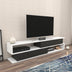 Alb - Antracit | SKU: 322RTC2406 | Comodă TV Cortez, 160x35x39 cm, varianta Alb - Antracit, produs pentru amenajarea locuinței, disponibil online în România la CasaMob