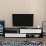 Comodă TV Cortez, Diverse culori, 160x35x39 cm - Antracit - Alb | SKU: 322RTC2413 | Comodă TV Cortez, 160x35x39 cm, varianta Antracit - Alb, produs pentru amenajarea locuinței, disponibil online în România la CasaMob