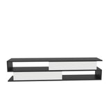 Comodă TV Cortez, Diverse culori, 160x35x39 cm - Antracit - Alb | SKU: 322RTC2413 | Comodă TV Cortez, 160x35x39 cm, varianta Antracit - Alb, produs pentru amenajarea locuinței, disponibil online în România la CasaMob