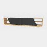 Comodă TV Rhodes, Diverse culori, 240x37x47 cm - Stejar - Antracit | SKU: 322RTC2440 | Comodă TV Rhodes, 240x37x47 cm, varianta Stejar - Antracit, produs pentru amenajarea locuinței, disponibil online în România la CasaMob