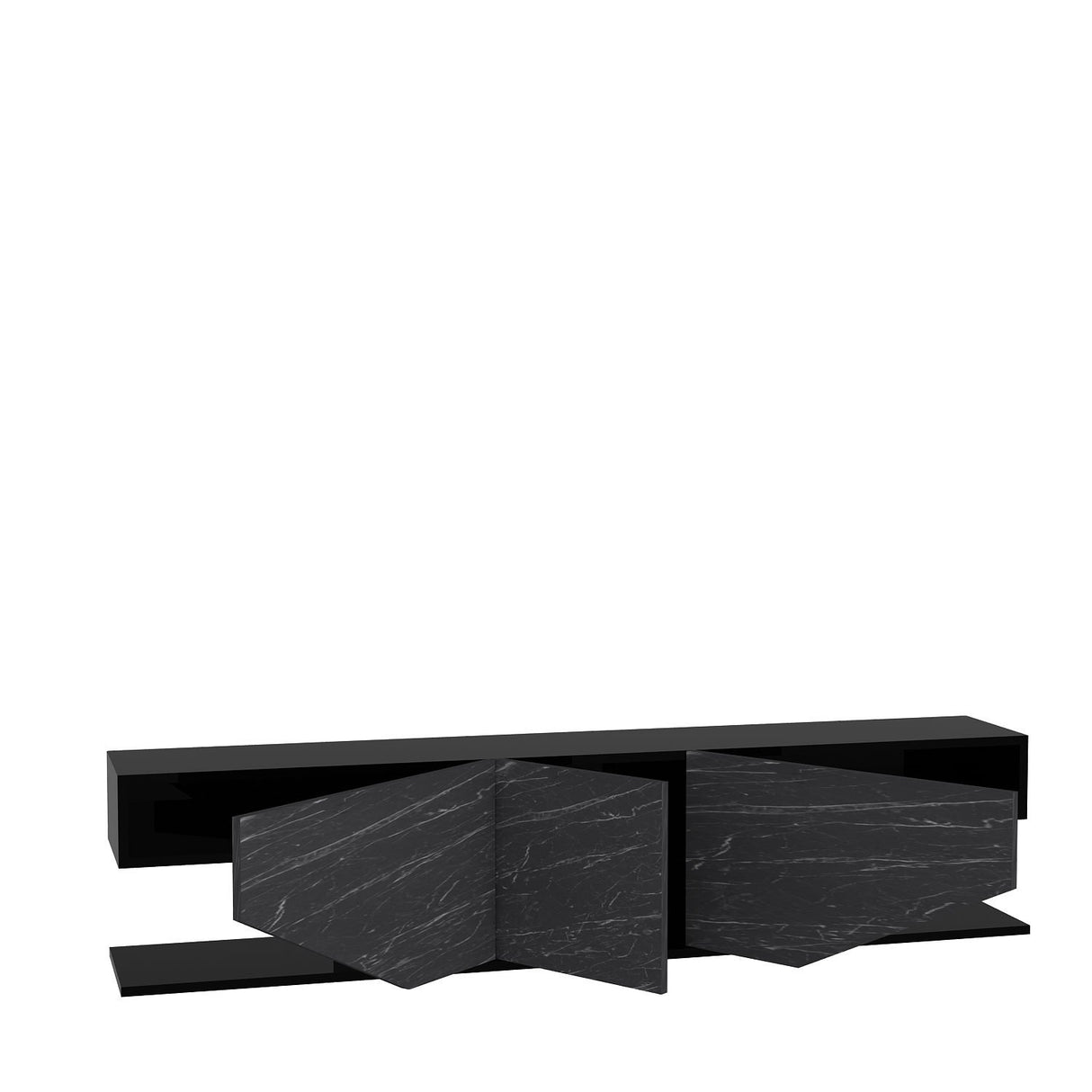 Comodă TV Inci, Diverse culori, 180x30x45 cm - Negru | SKU: 322RTC2447 | Comodă TV Inci, 180x30x45 cm, varianta Negru, produs pentru amenajarea locuinței, disponibil online în România la CasaMob