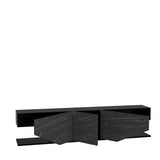 Comodă TV Inci, Diverse culori, 180x30x45 cm - Negru | SKU: 322RTC2447 | Comodă TV Inci, 180x30x45 cm, varianta Negru, produs pentru amenajarea locuinței, disponibil online în România la CasaMob
