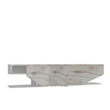 Comodă TV Inci, Diverse culori, 180x30x45 cm - Alb - Marble | SKU: 322RTC2448 | Comodă TV Inci, 180x30x45 cm, varianta Alb - Marble, produs pentru amenajarea locuinței, disponibil online în România la CasaMob