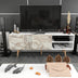 Alb | SKU: 322RTC2455 | Comodă TV Ronas, 160x35x39 cm, varianta Alb, produs pentru amenajarea locuinței, disponibil online în România la CasaMob