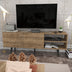 Nuc | SKU: 322RTC2456 | Comodă TV Ronas, 160x35x39 cm, varianta Nuc, produs pentru amenajarea locuinței, disponibil online în România la CasaMob